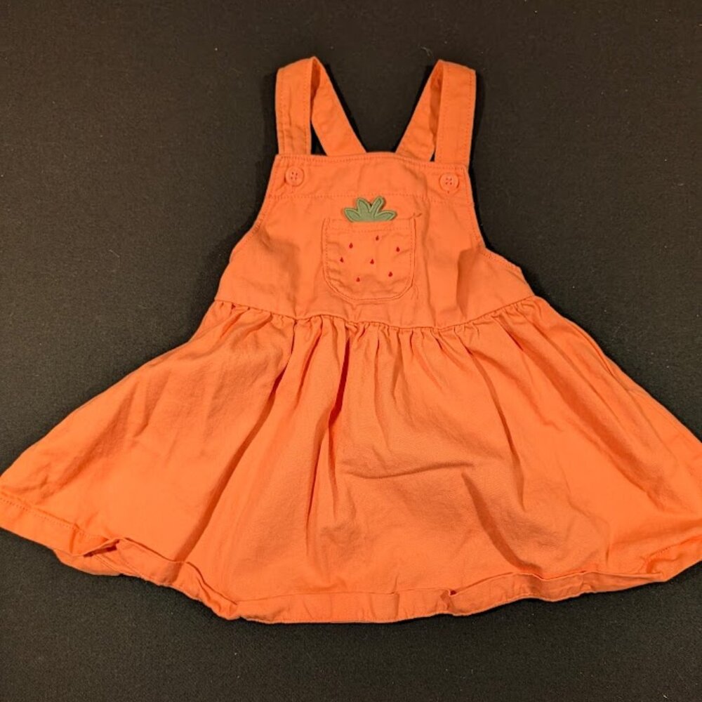 Strawberry Overall Dress 18 Months